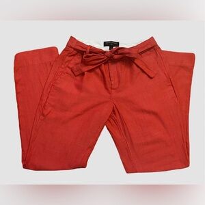 Banana Republic_Burnt Orange Casual Pants with Tie_Sz 2